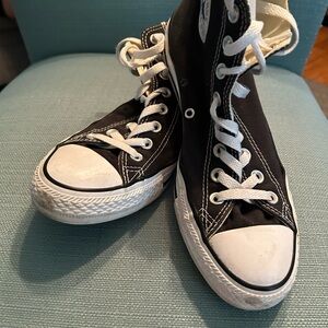 Converse All Star Black High Tops size 7
